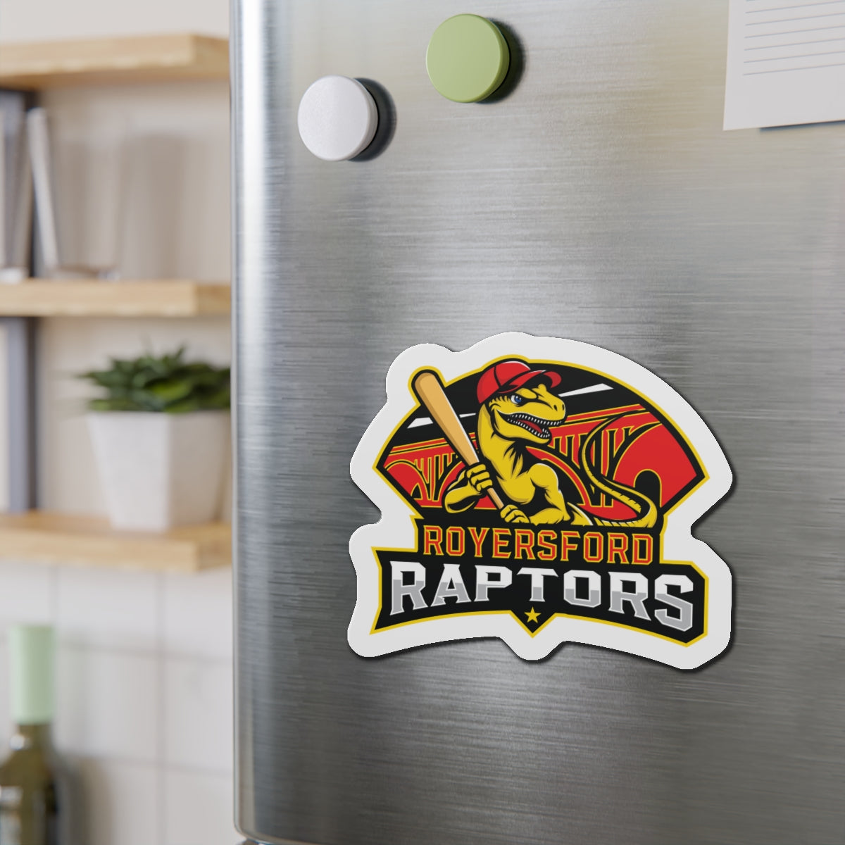 Raptors Die-Cut Magnets