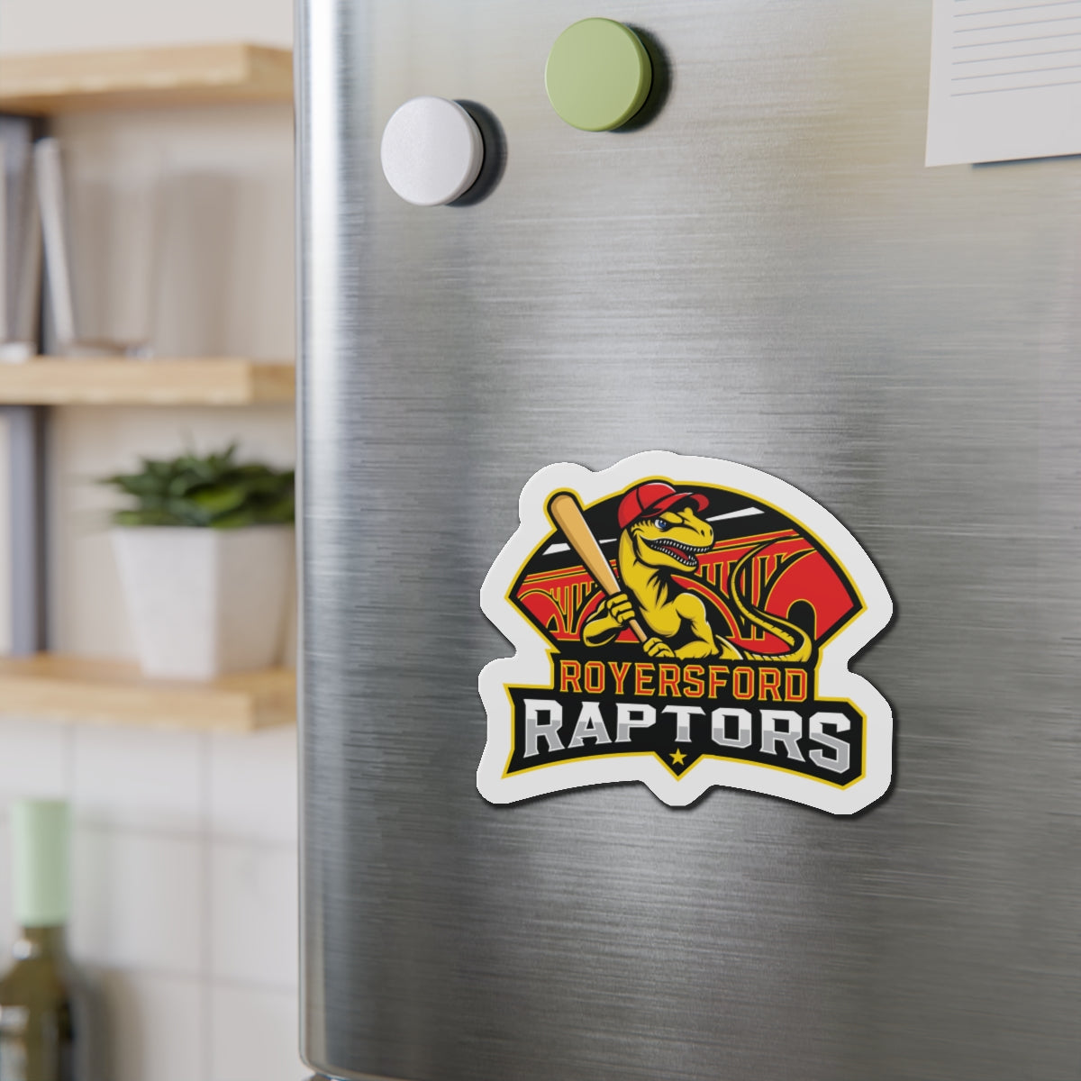 Raptors Die-Cut Magnets