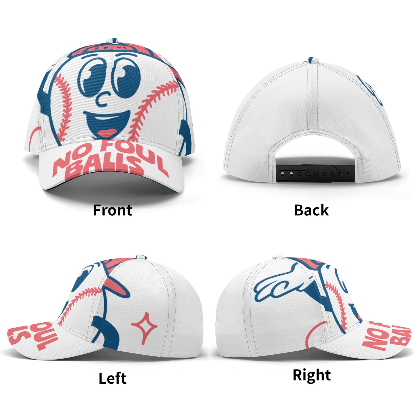 Front Print Baseball Cap