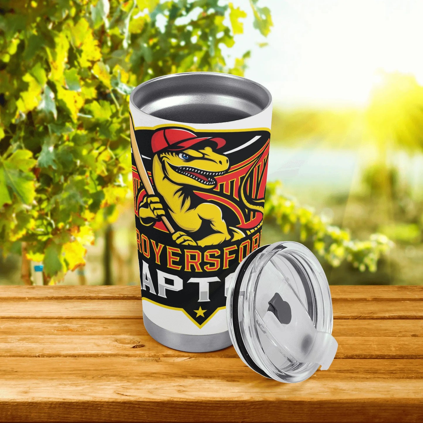 Raptors Car Tumbler 20oz