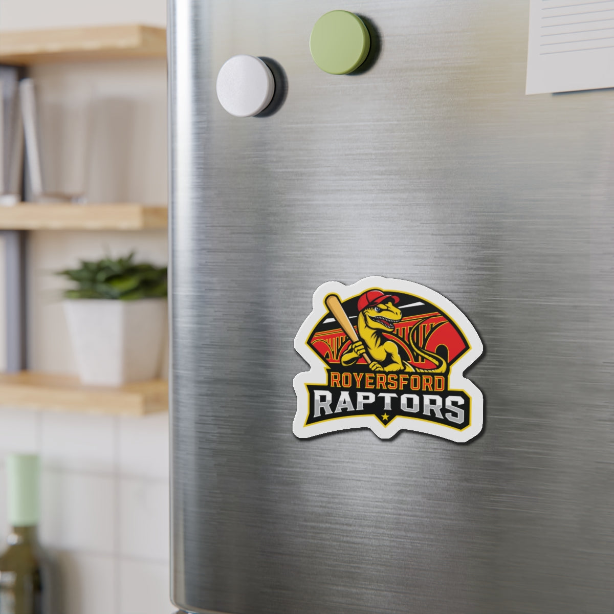 Raptors Die-Cut Magnets