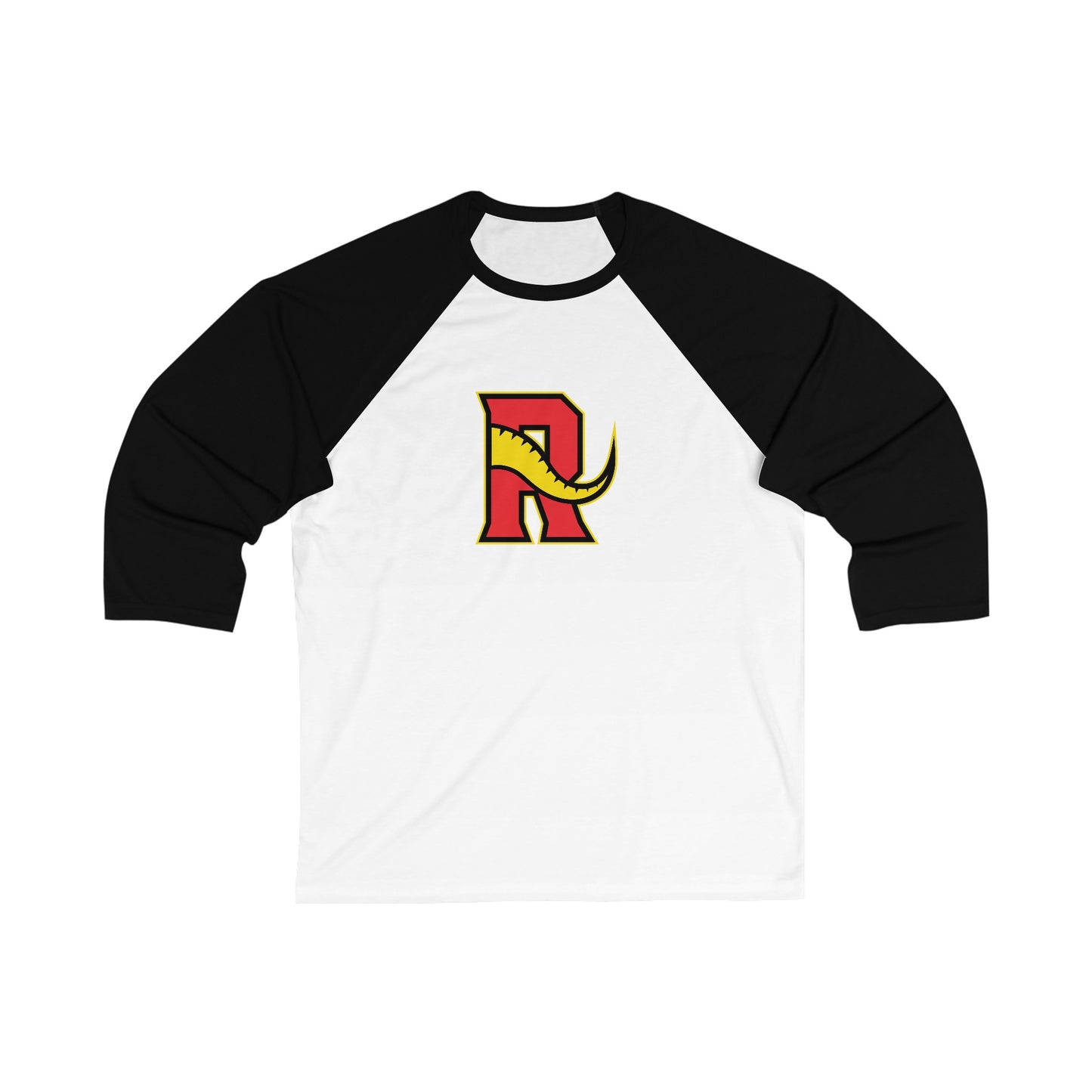 Raptors Adult Unisex 3\4 Sleeve Baseball Tee